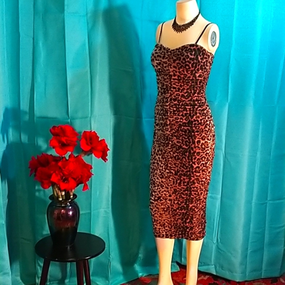 Animal Print Bodycon Dress